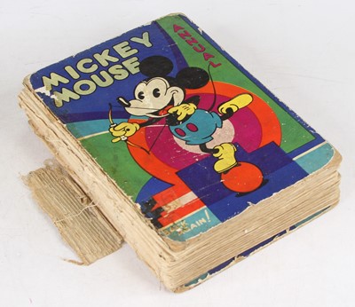 Lot 636 - A vintage Mickey Mouse Annual (a/f)