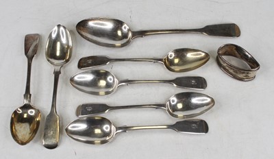 Lot 373 - A Victorian silver tablespoon in the Fiddle...