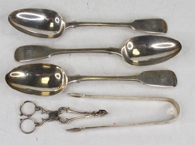 Lot 384 - A pair of William IV silver tablespoons in the...