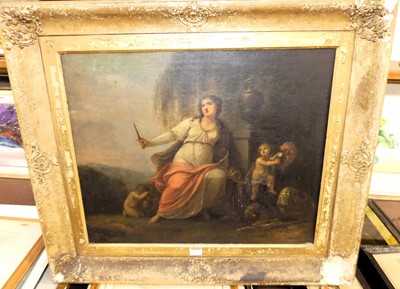 Lot 1018 - Early 19th century school - Allegorical study...