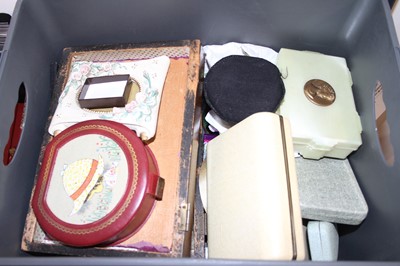 Lot 503 - A box of costume jewellery to include...