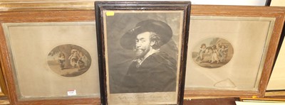 Lot 1048 - A pair of Victorian colour mezzotints...