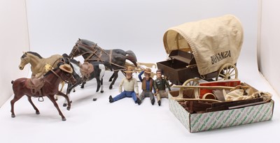 Lot 1665 - A collection of Palitoy Bonanza toys from the...