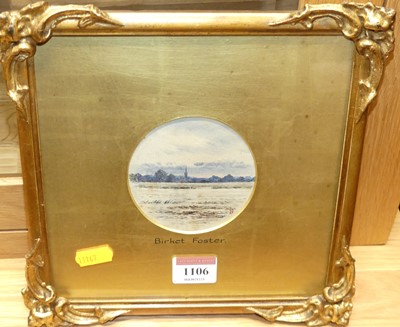 Lot 1106 - Myles Birkett Foster - East Anglian landscape,...