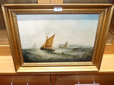 Lot 1121 - George Knight (fl.1872-1892) - Seascape with...