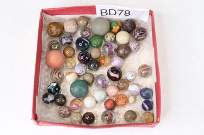 Lot 569 - Antique German & mid century Glass Marbles...