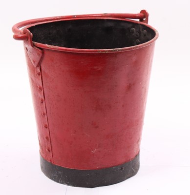 Lot 115 - An original cast iron LNER marked 'Fire Bucket'...