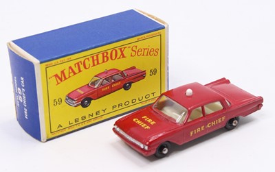 Lot 1342 - Matchbox Lesney No. 59 Ford Fairlane Fire...