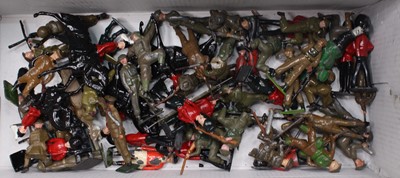 Lot 820A - Collection of lead hollowcast Britains and...