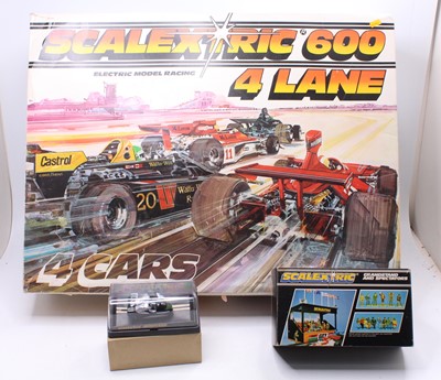 Lot 1688 - Scalextric 4 Lane Boxed Gift Set housed in the...