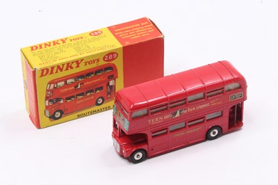 Lot 1194 - Dinky Toys No.289 Ternshirts Routemaster bus,...