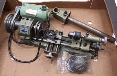 Lot 142 - Unimat 5L Tale Top Lathe with various spares