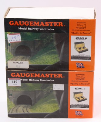 Lot 619 - Two Gaugemaster Twin Track Model D controllers....