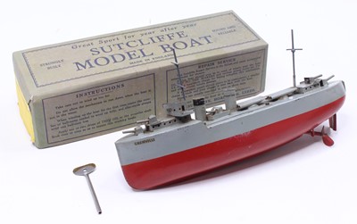 Lot 1719A - Sutcliffe Models tinplate and clockwork model...