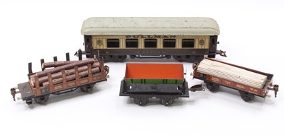 Lot 270 - Bing 0-gauge Pullman coach ‘Plato’ with hinged...