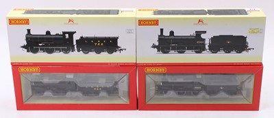 Lot 451 - Two Hornby 0-6-0 locos & tenders, DCC ready:...