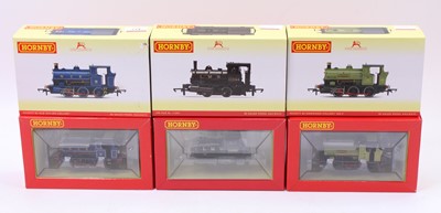 Lot 452 - Three Hornby locos; R3695 Peckett 0-6-0 B2 NCB...