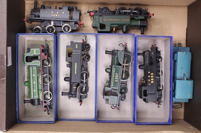 Lot 462 - Seven unboxed mainly tank 00-gauge locos:...