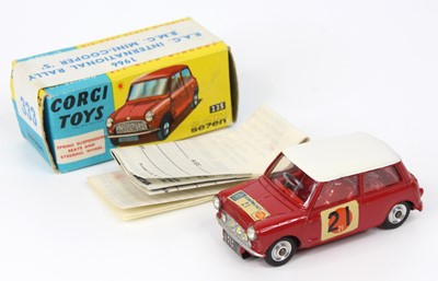 Lot 1007 - Corgi Toys, No.333 BMC Mini Cooper S "RAC...