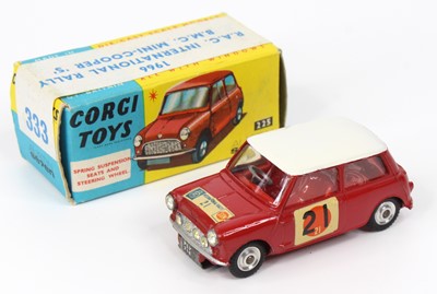 Lot 1007 - Corgi Toys, No.333 BMC Mini Cooper S "RAC...