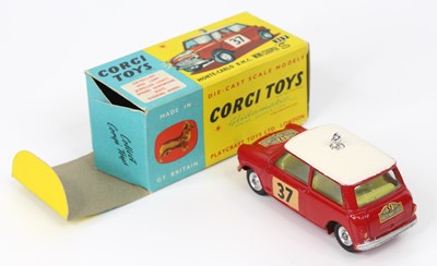 Lot 1009 - Corgi Toys No.317 B.M.C Mini Cooper with red...