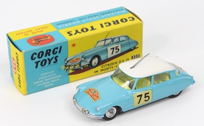 Lot 1011 - Corgi Toys, 323, Citroen DS19 in Monte Carlo...