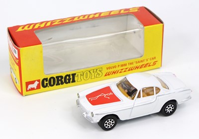 Lot 1021 - Corgi Toys, 201, The Saints Volvo, white body,...