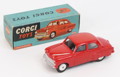 Lot 1026 - Corgi Toys, 203M Vauxhall Velox saloon, red...