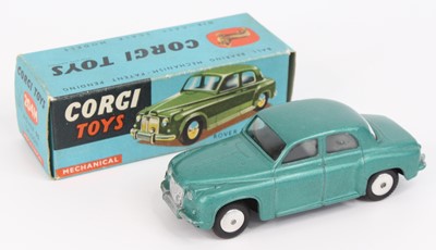 Lot 1027 - Corgi Toys No. 204M Rover 90 saloon comprising...