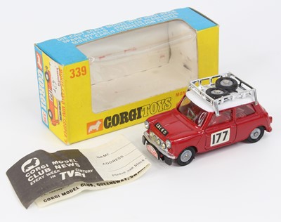 Lot 1032 - Corgi Toys, 339 Mini Cooper S Monte Carlo...