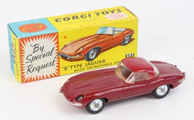 Lot 1045 - Corgi Toys, 307 'E' type Jaguar with...