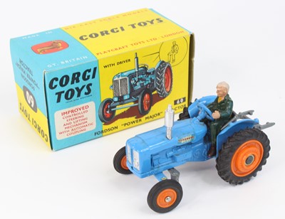 Lot 1047 - Corgi Toys No. 60 Fordson Power Major Tractor -...