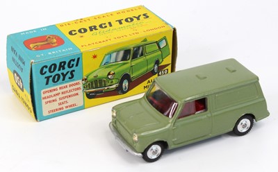 Lot 1057 - Corgi Toys No. 450 Austin Mini Van comprising...