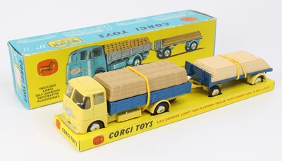 Lot 1059 - Corgi Toys, Gift Set 11, ERF Dropside Lorry...