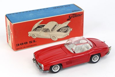 Lot 1054 - Tekno No.925 Mercedes Benz 300SL - red body,...