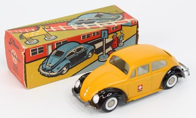 Lot 1062 - Tekno No.819 Volkswagen Saloon "PTT" yellow...