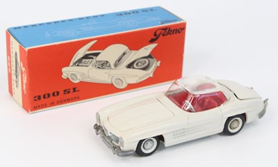 Lot 1057 - Tekno No.925 Mercedes Benz 300SL, white body,...