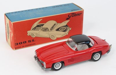 Lot 1055 - Tekno No.925 Mercedes Benz 300SL - red body,...