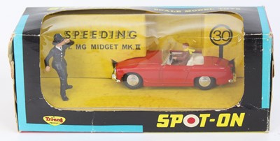 Lot 1025 - Spot-on No.281 "Speeding" MG Midget Sports Car,...