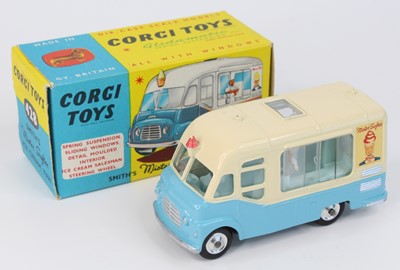 Lot 1064 - Corgi Toys, 428 Smiths Mister Softee ice cream...