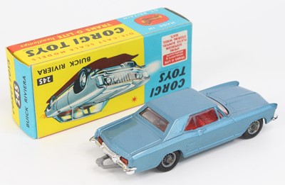 Lot 1073 - Corgi Toys No. 245 Buick Riviera comprising of...
