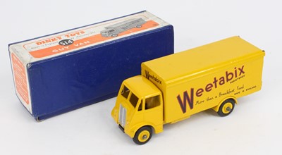 Lot 1124 - Dinky Toys No. 514 Weetabix guy van comprising...