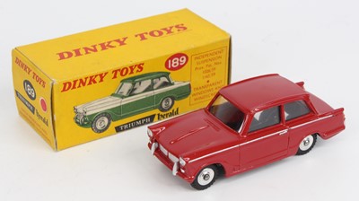 Lot 1115 - Dinky Toys, 189 Triumph Herald saloon, rare...