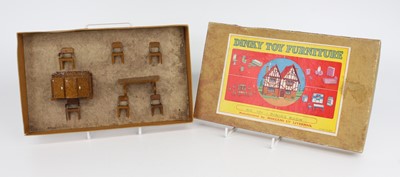 Lot 1101 - Dinky Toys No.101 Pre War Dining Room set in...