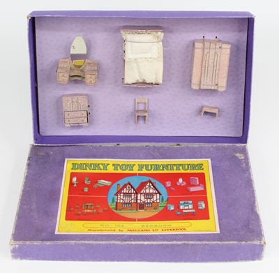 Lot 1102 - Dinky Toys Pre War No.102 Bedroom set in box,...