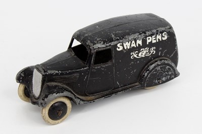 Lot 1097 - Dinky Toys pre-war No. 28R type 2 delivery van...