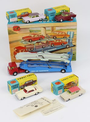 Lot 1128 - Corgi Toys, Gift Set 28, Carrimore Car...