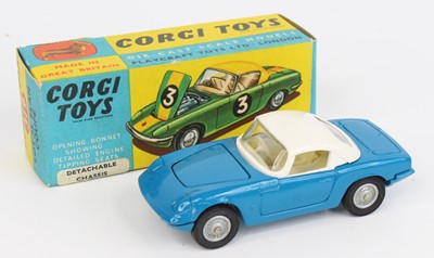 Lot 1103 - Corgi Toys No. 319 Lotus Elan Coupe comprising...