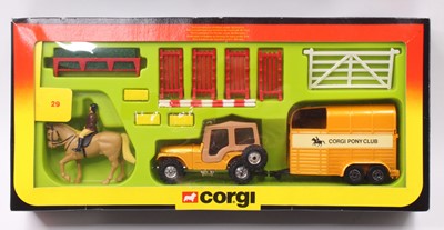 Lot 1404 - Corgi Toys Gift Set 29 Pony Club Show, set...