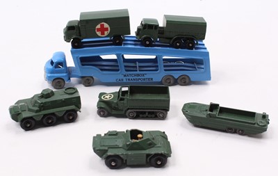 Lot 1457 - A Matchbox Lesney MG1 Garage and Showroom in...